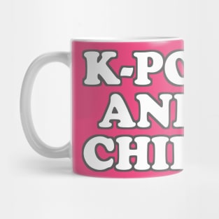 Cute K-Pop and Chill K Pop Korean Pop Music Mug